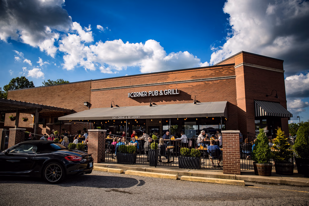 Exterior of Corner Pub Valley Park