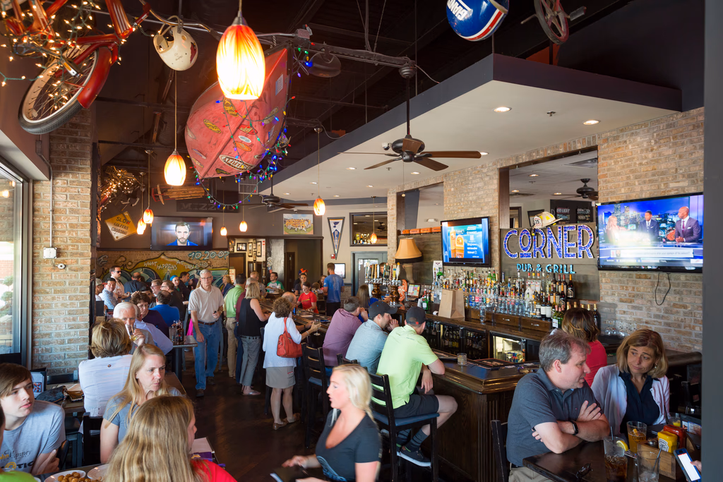 Bar of Corner Pub Valley Park