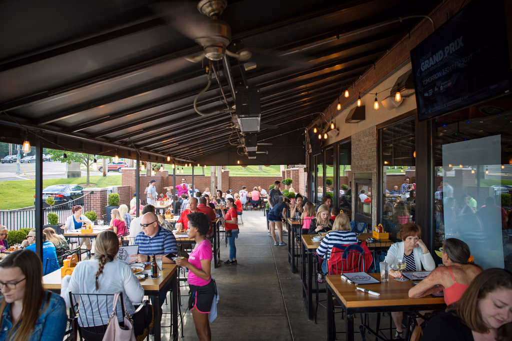 Patio at Corner Pub Valley Park